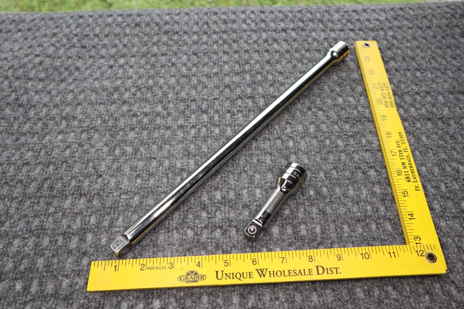 Snap On Tools 1/2″ Drive Extensions (2) USA SX15″ & SXK3″ USA