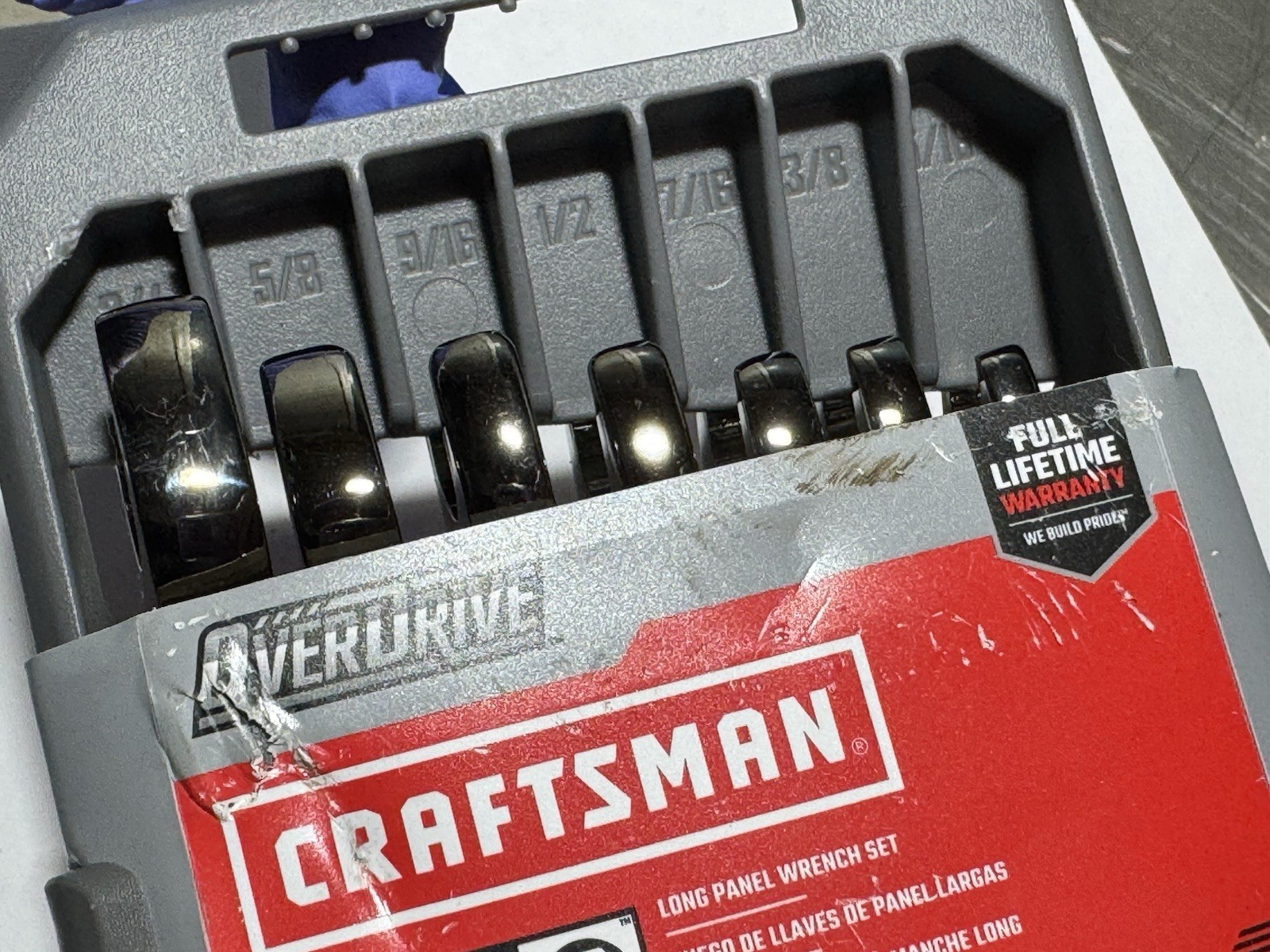 Craftsman Overdrive Long SAE 7-Piece Wrench Set – 5/16″ – 3/4″ – CMMT87707