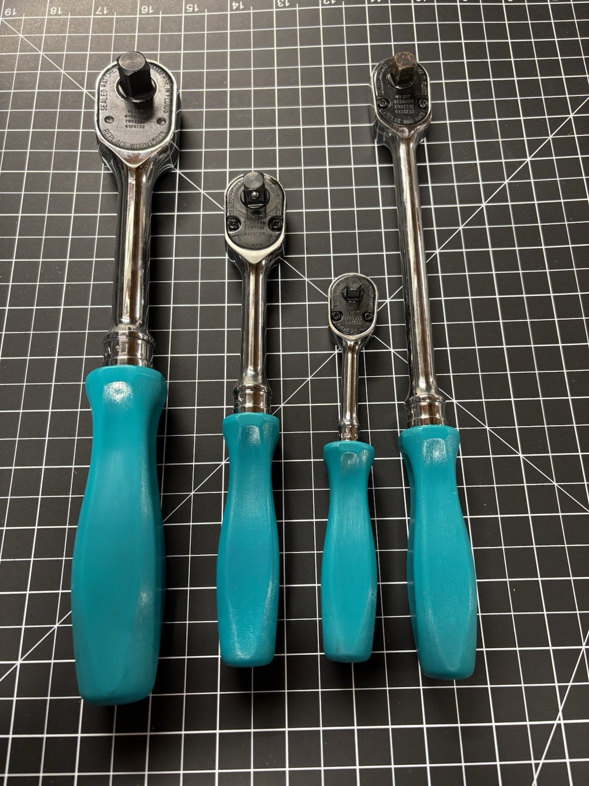 Snap-On Teal Ratchet Set (See Description)