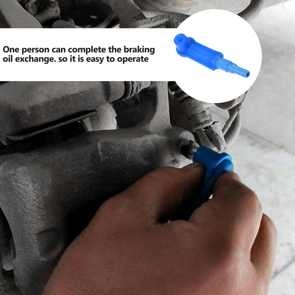 5x/set Car Brake Fluid Replacement Tool Pump Oil Bleeder Change Air Kit Blue