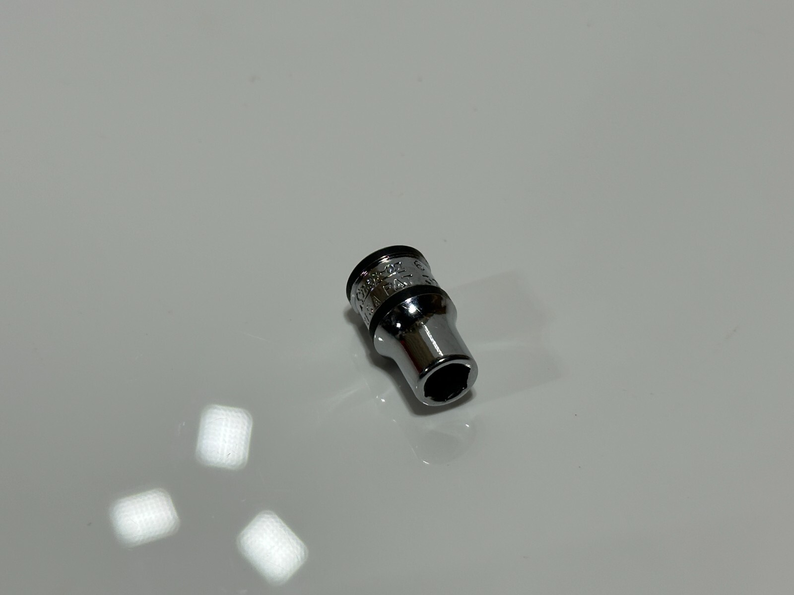 Snap-on Tools USA TMM6 6mm Metric 1/4″ Drive Shallow Socket – 6PT. – Black Ring