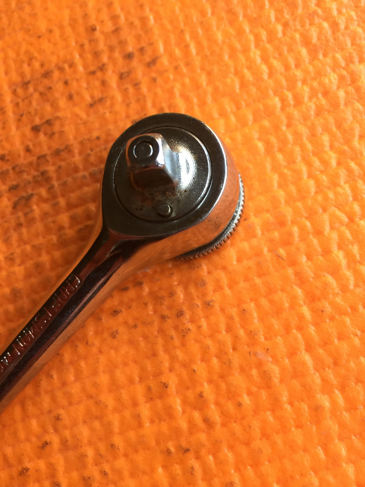 Vintage Craftsman Thumb Wheel 1/4 inch Quick Release Ratchet 43771 EE 7 USA
