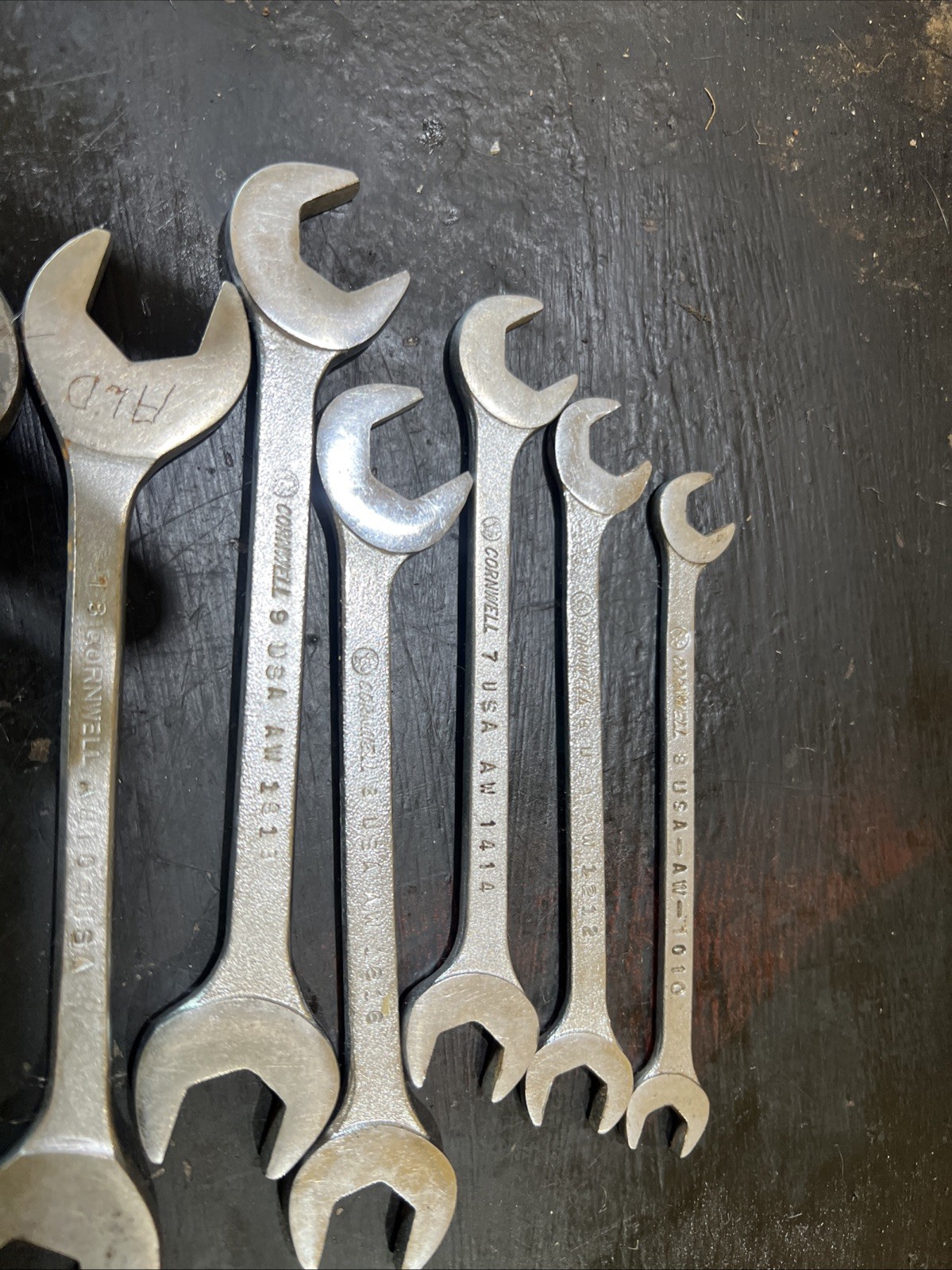 Cornwell USA Made SAE Four Way Angle Wrench Set 5/16-1 1/4 11 Pieces