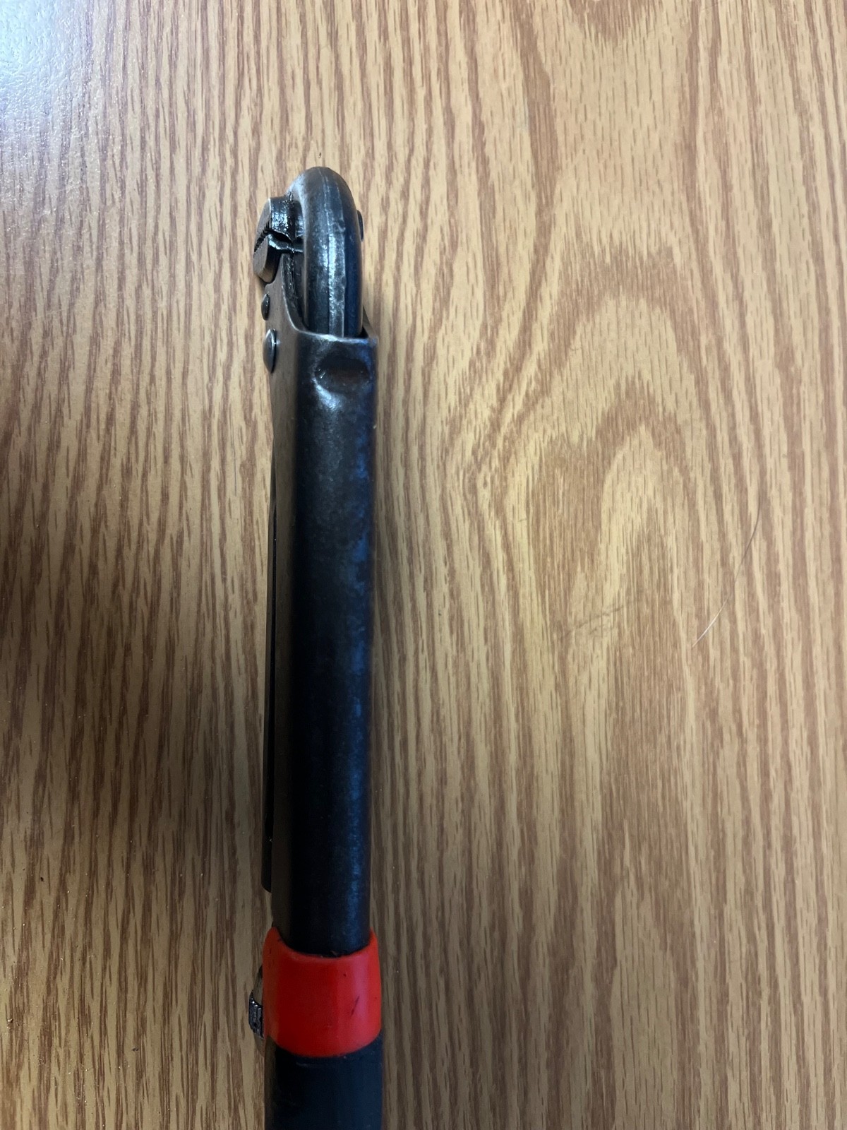 SNAP ON PWZ – 12.5″ LONG WITH RED AND BLACK HANDLE ADJUSTABLE PLIERS -LOC#185