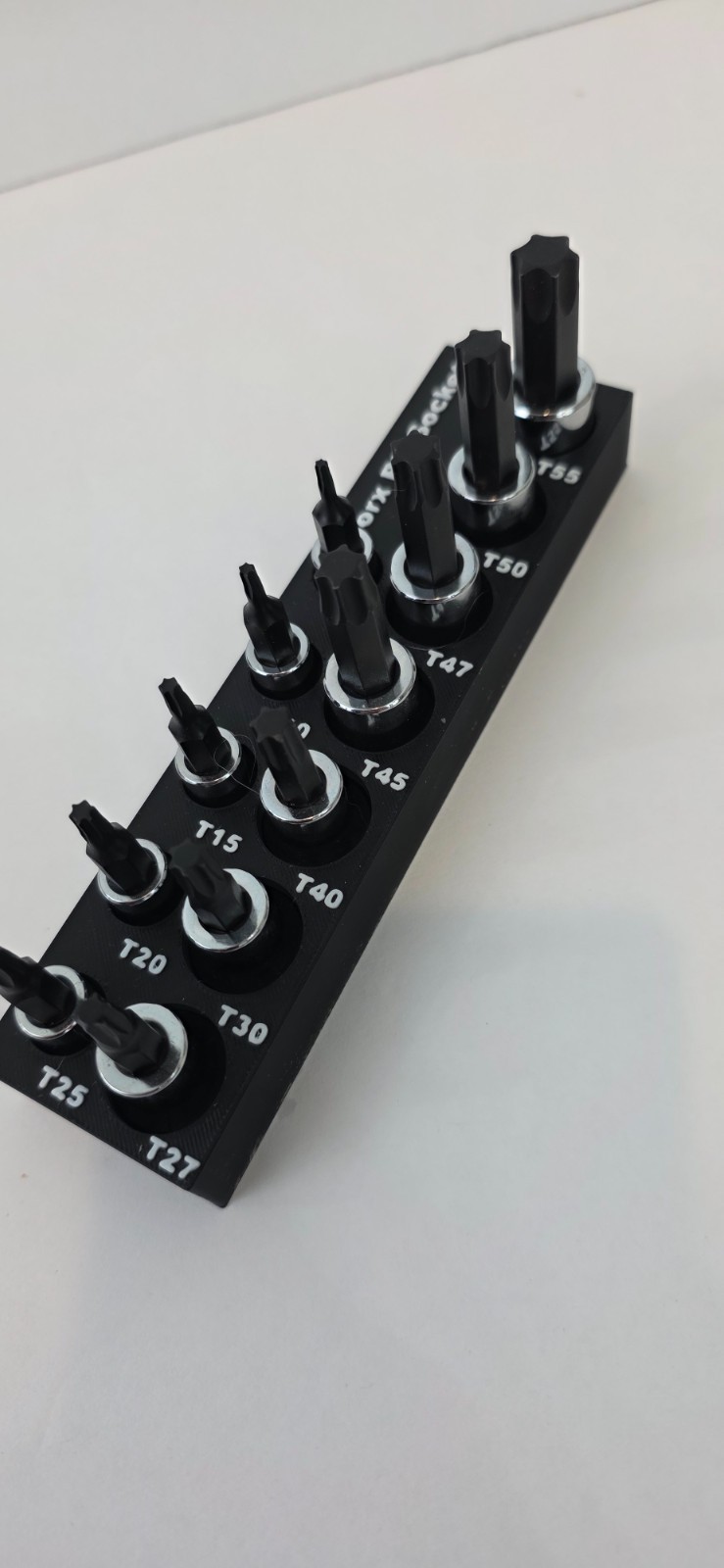 3/8 and 1/4 Torx Bit Socket Organizer