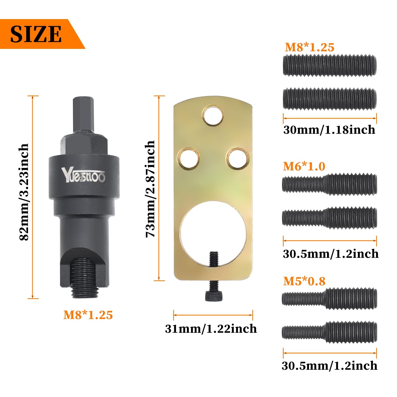 Yuesstloo Chain Guide Rail Pin Puller Remover Tool, Compatible with Mercedes…