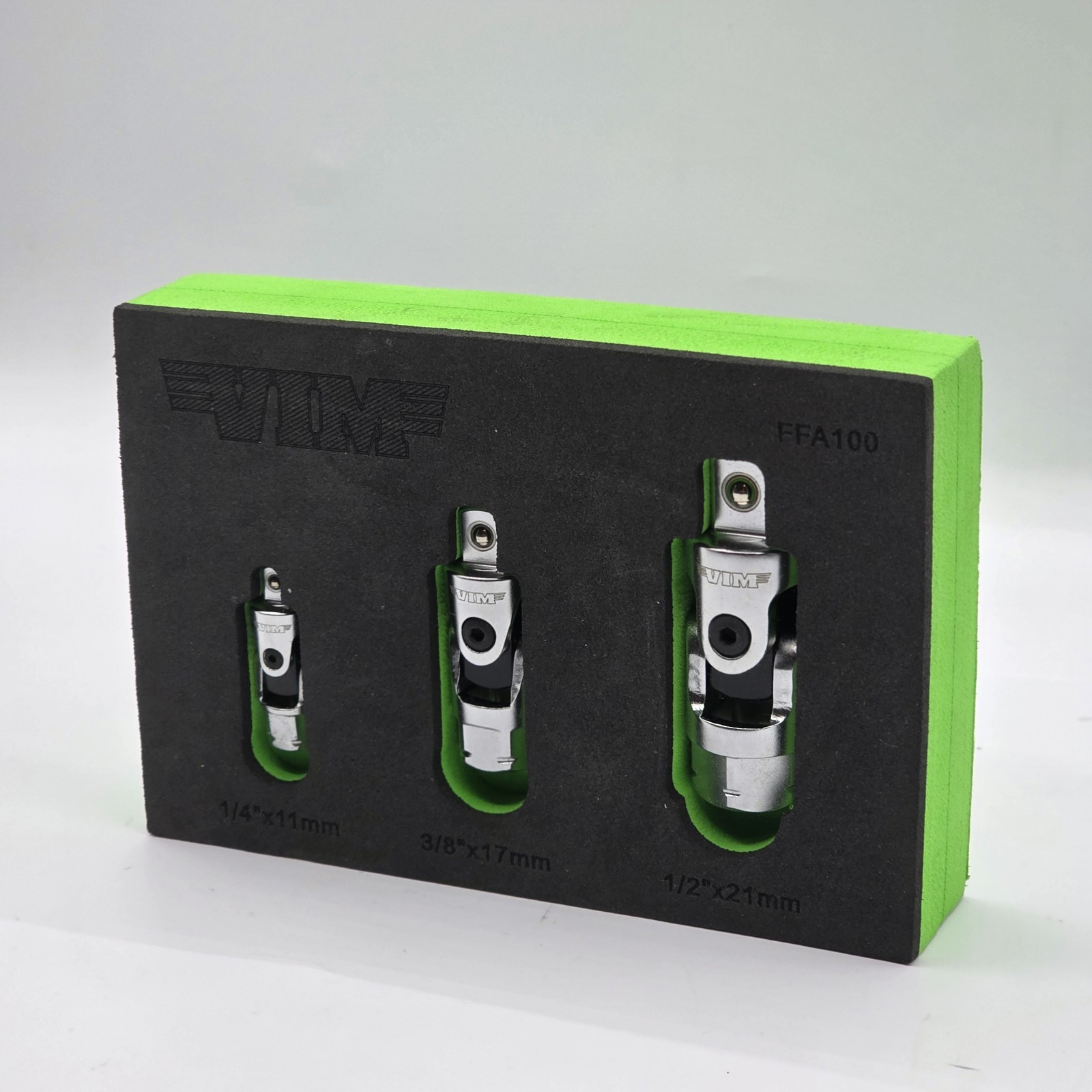 VIM FFA100 3 PC. FIRM FLEX DUAL DRIVE UJ ADAPTER SET.
