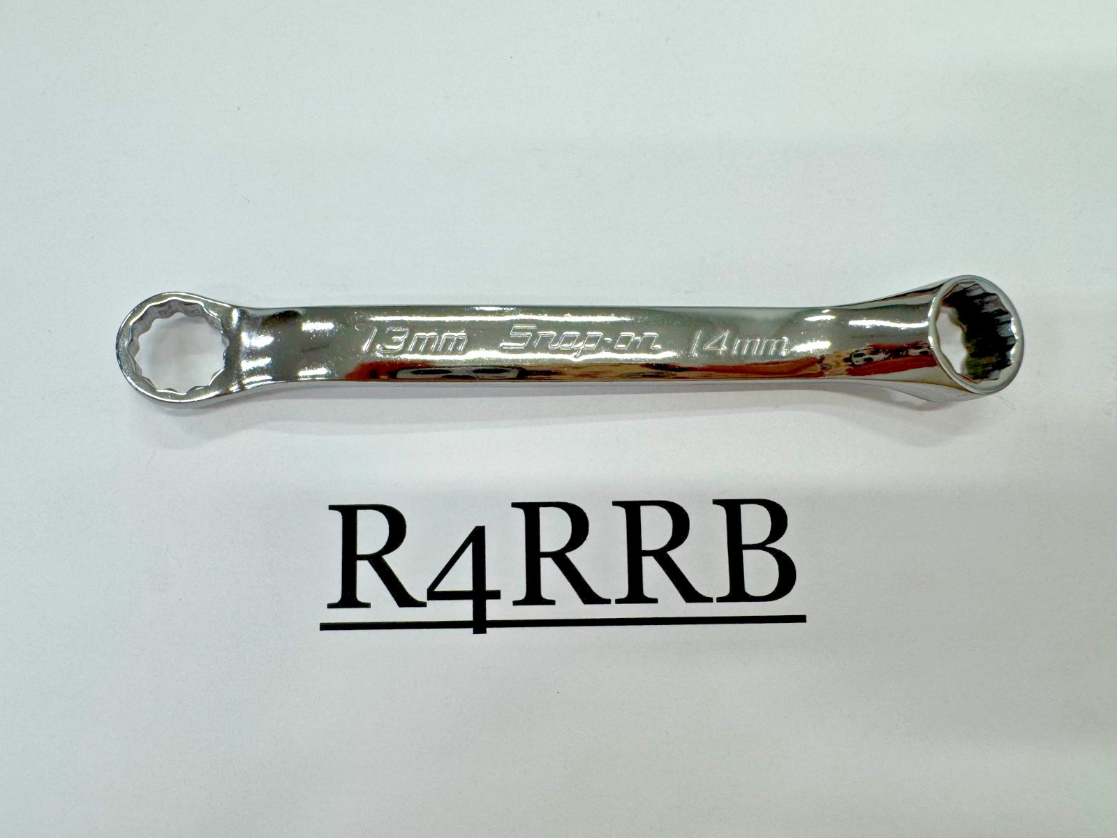 Snap-on Tools USA NEW 13 / 14mm Metric 12pt SHORT 10° Offset Box Wrench XSM1314A