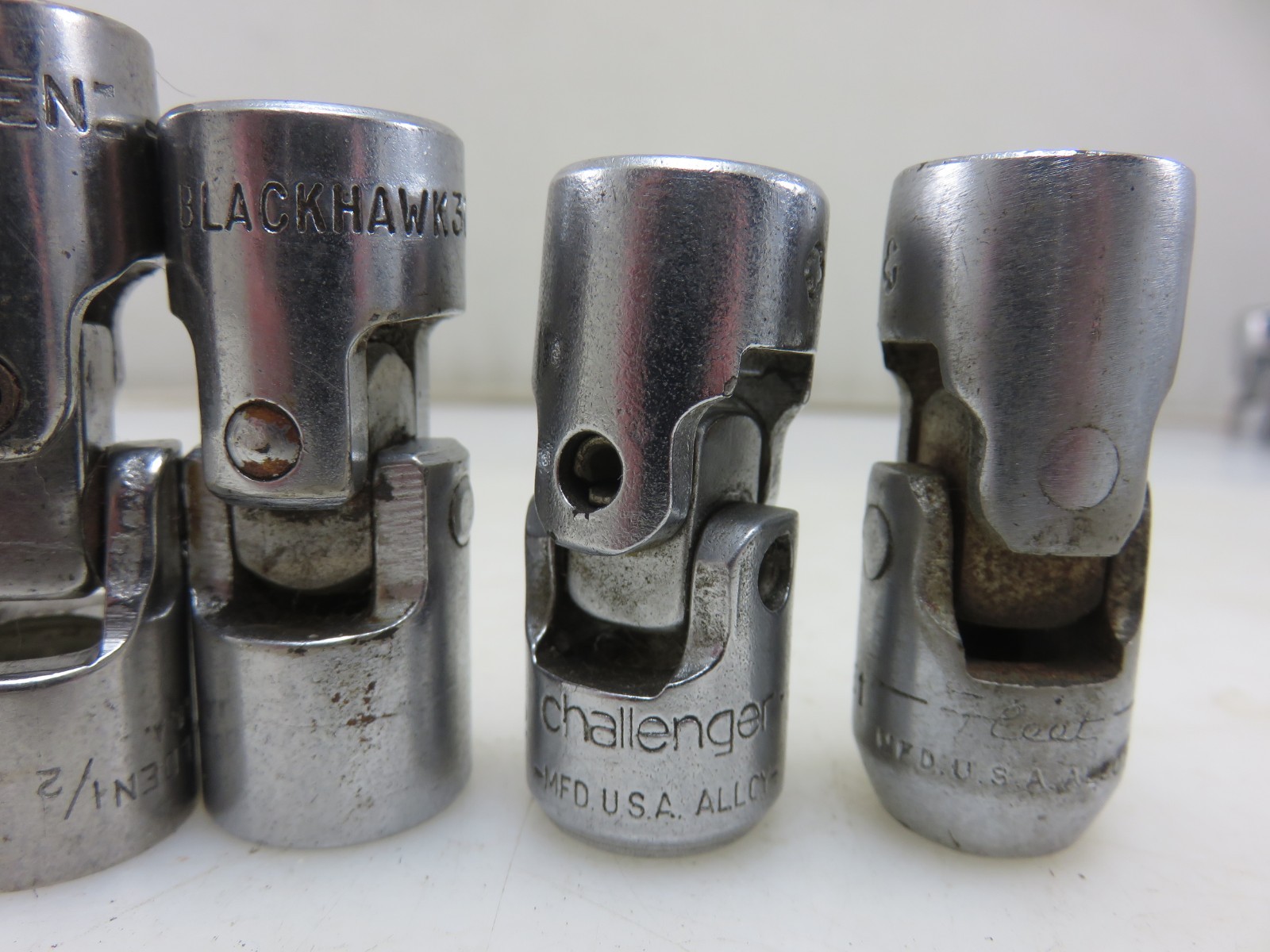 Wright Proto Others Etc. Swivel Flex Joint Socket Set 6pc 12pt 3/8″-11/16″ Set