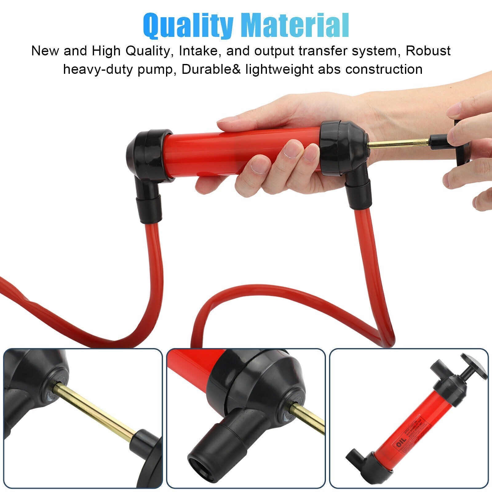 Transmission Fluid Pump Extractor Manual Suction Oil Hand Pump Fluid Pump