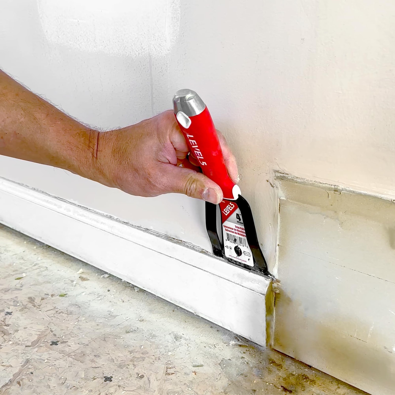 LEVEL5 4” Trim Puller & Multi-Tool | Baseboard and Removal, Caulk…