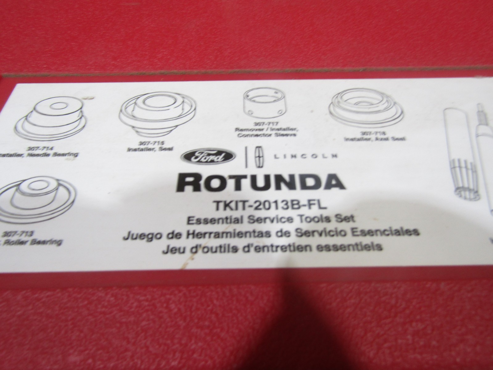 TKIT-2013B-FL Ford Rotunda 6R80 essential service tool kit *COMPLETE* #199