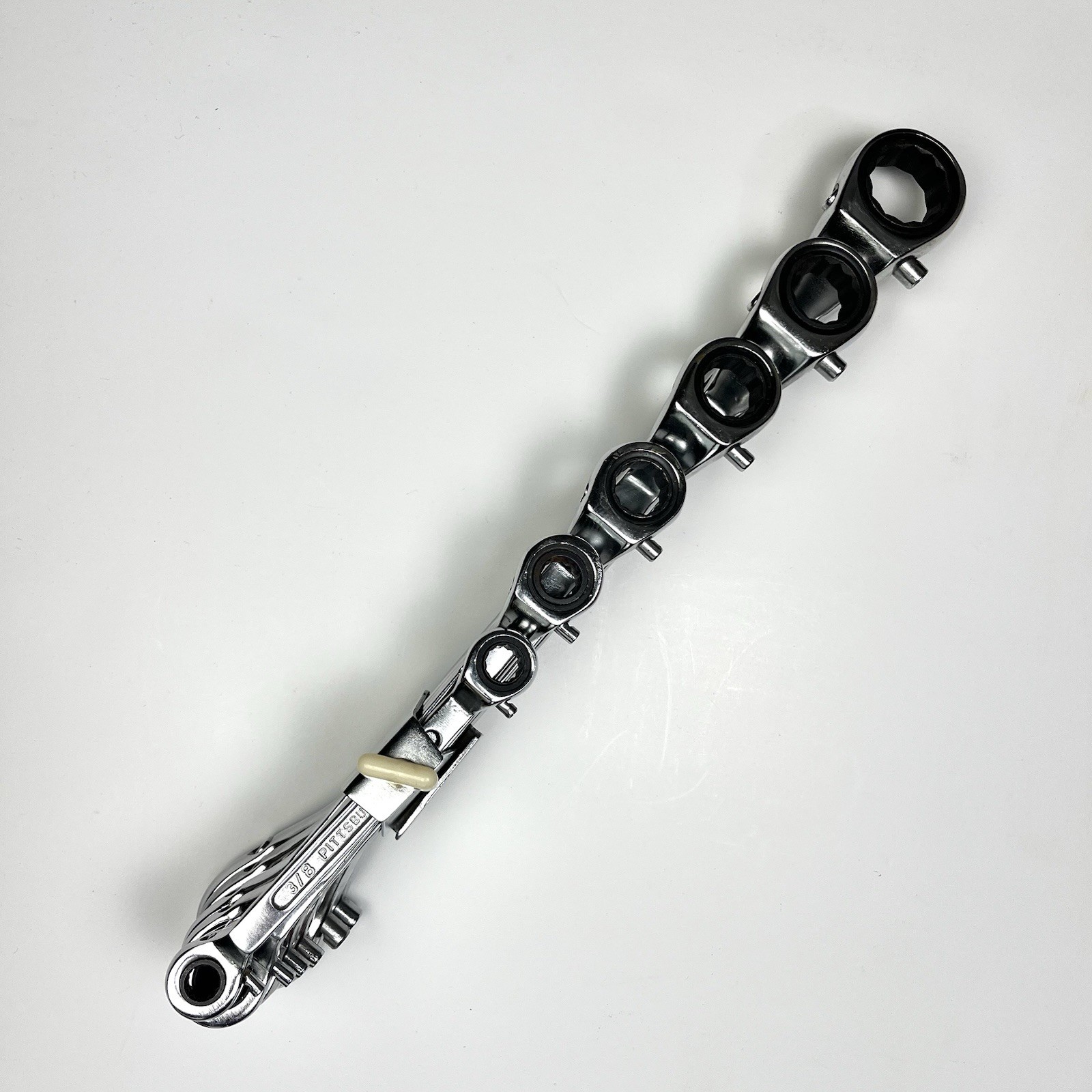 Pittsburgh 6pc Standard Reversible Ratchet Wrench Set 3/8″-1-1/8″ ***AS IS***
