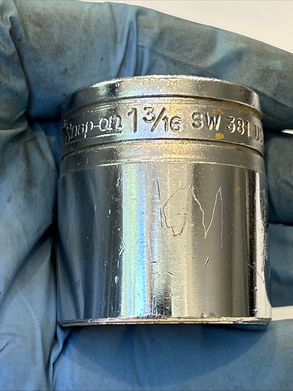 Snap-On 313SWYA Extended Set 1/2″ Dr 12pt SAE Shallow Socket SW421 SW401 SW381
