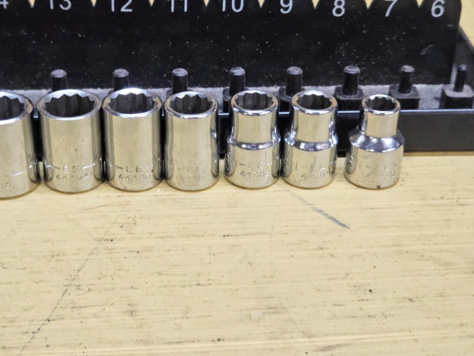 Vintage Craftsman 3/8” Drive Metric 12PT Socket Set USA 8mm-19mm