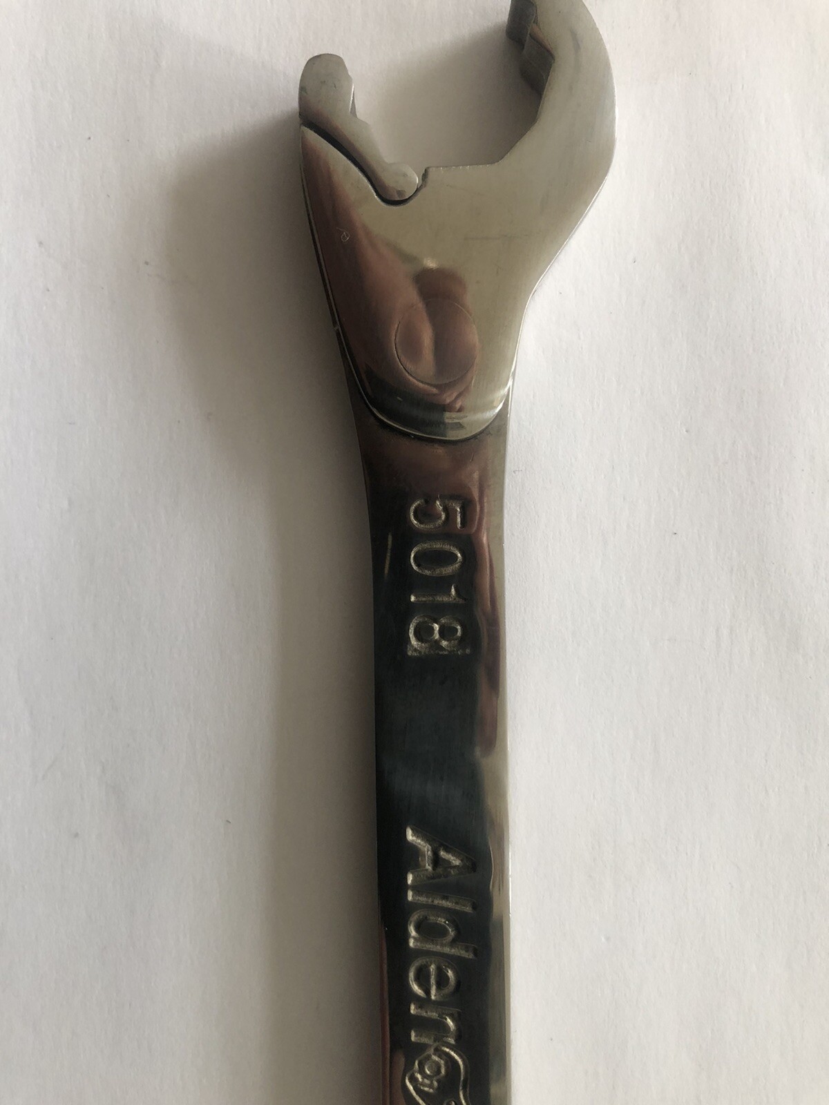 Alden Wrench 18mm Open End Ratchet Spanner