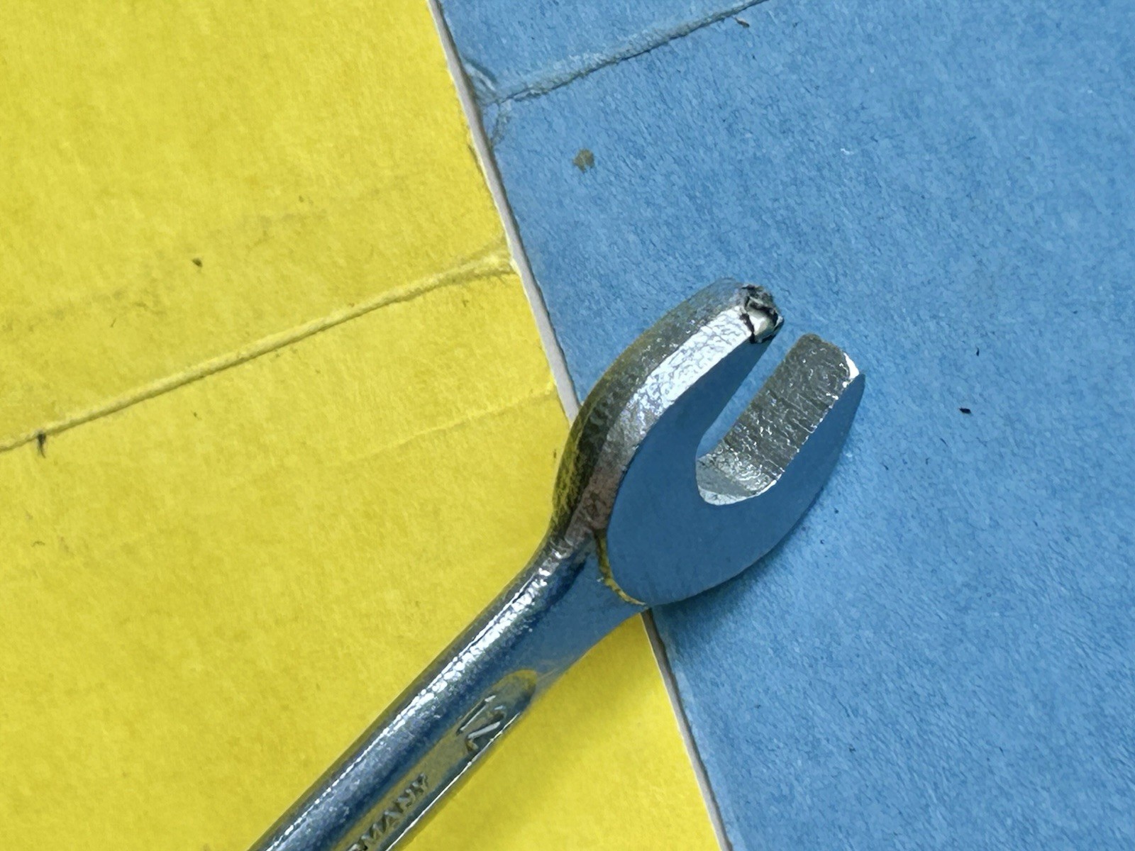 Vtg 1964-73 PORSCHE DROP FORGED STEEL OPEN END WRENCH 12 x 13 mm 356 911 Germany