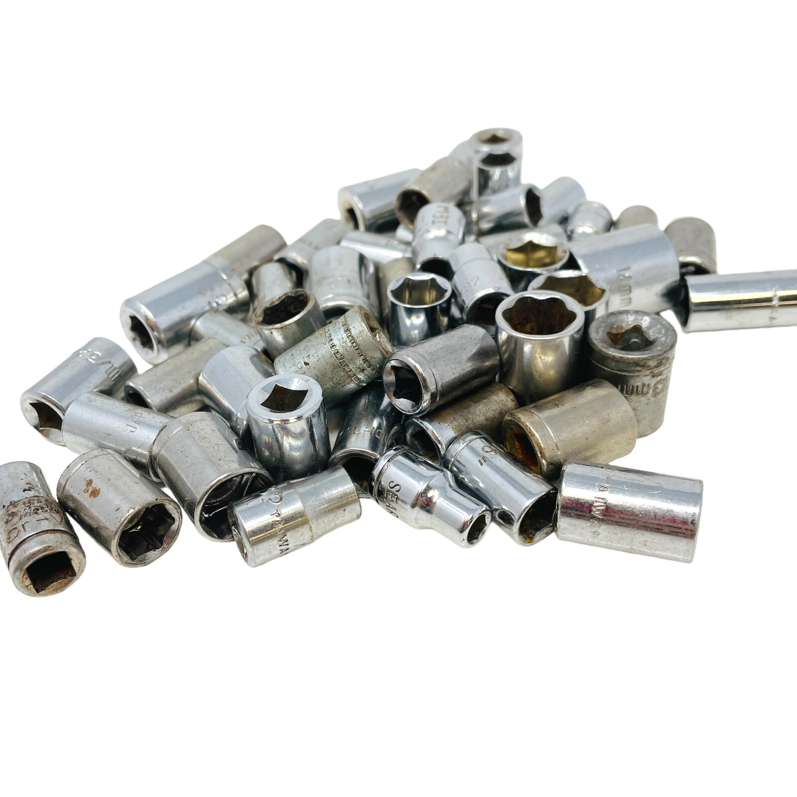 48 Pcs KAL and Assorted 14mm, 11/32 in, 3/8 in, 1/2 in Socket Set