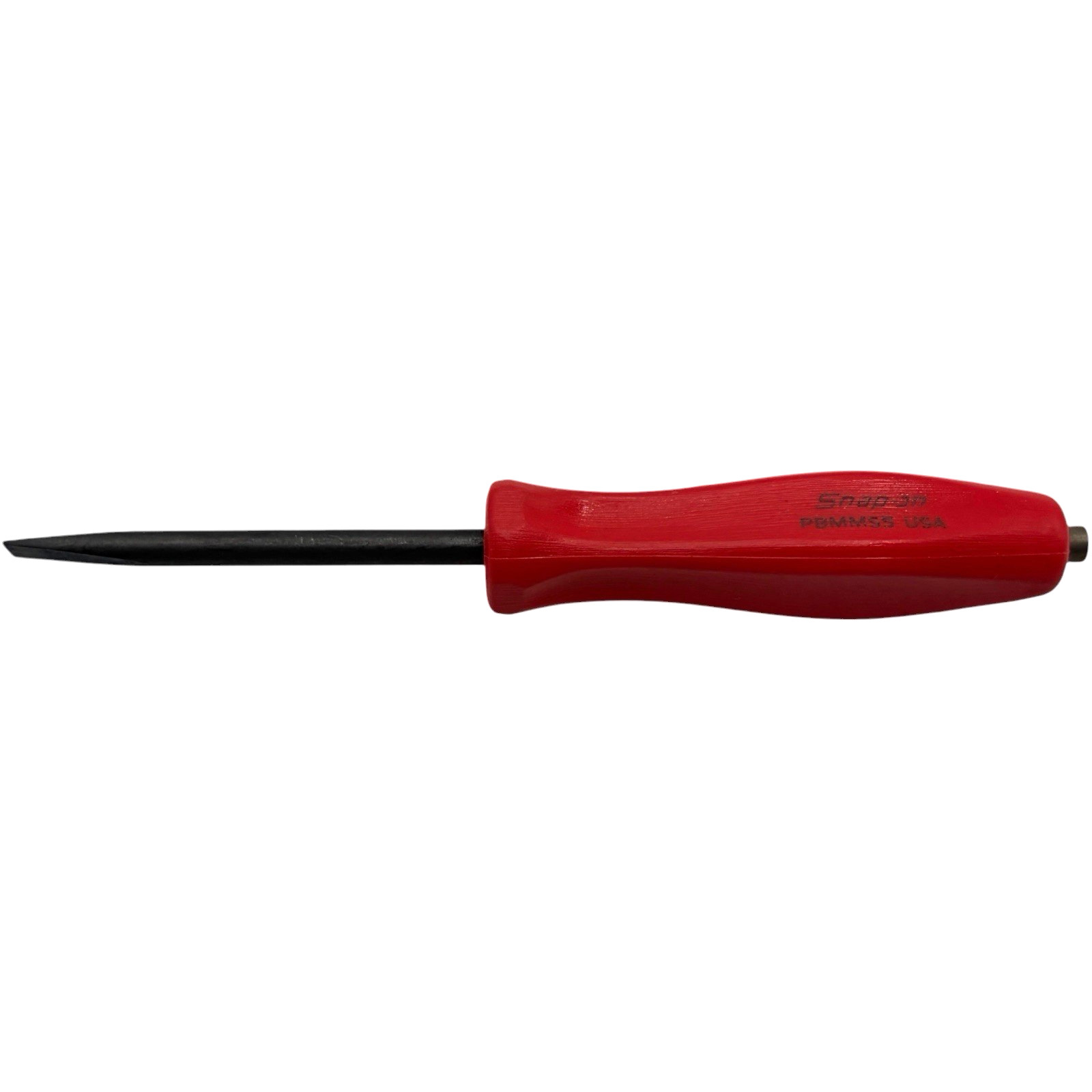 Snap On Tools Mini Magnetic Pocket Pry Bar Red 5 inch Straight Blade