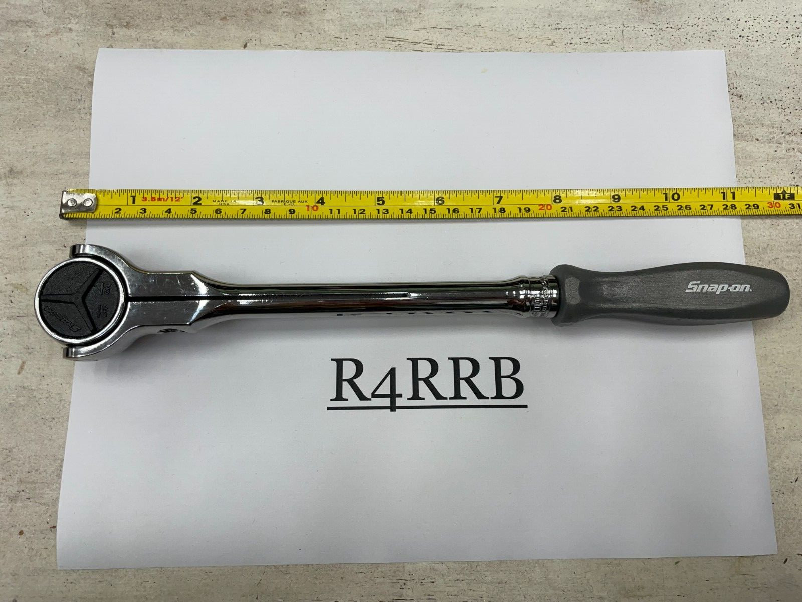 Snap-on Tools DRK TITANIUM 3/8″ Drive Hard Grip Round Swivel Ratchet FHNFD100DT