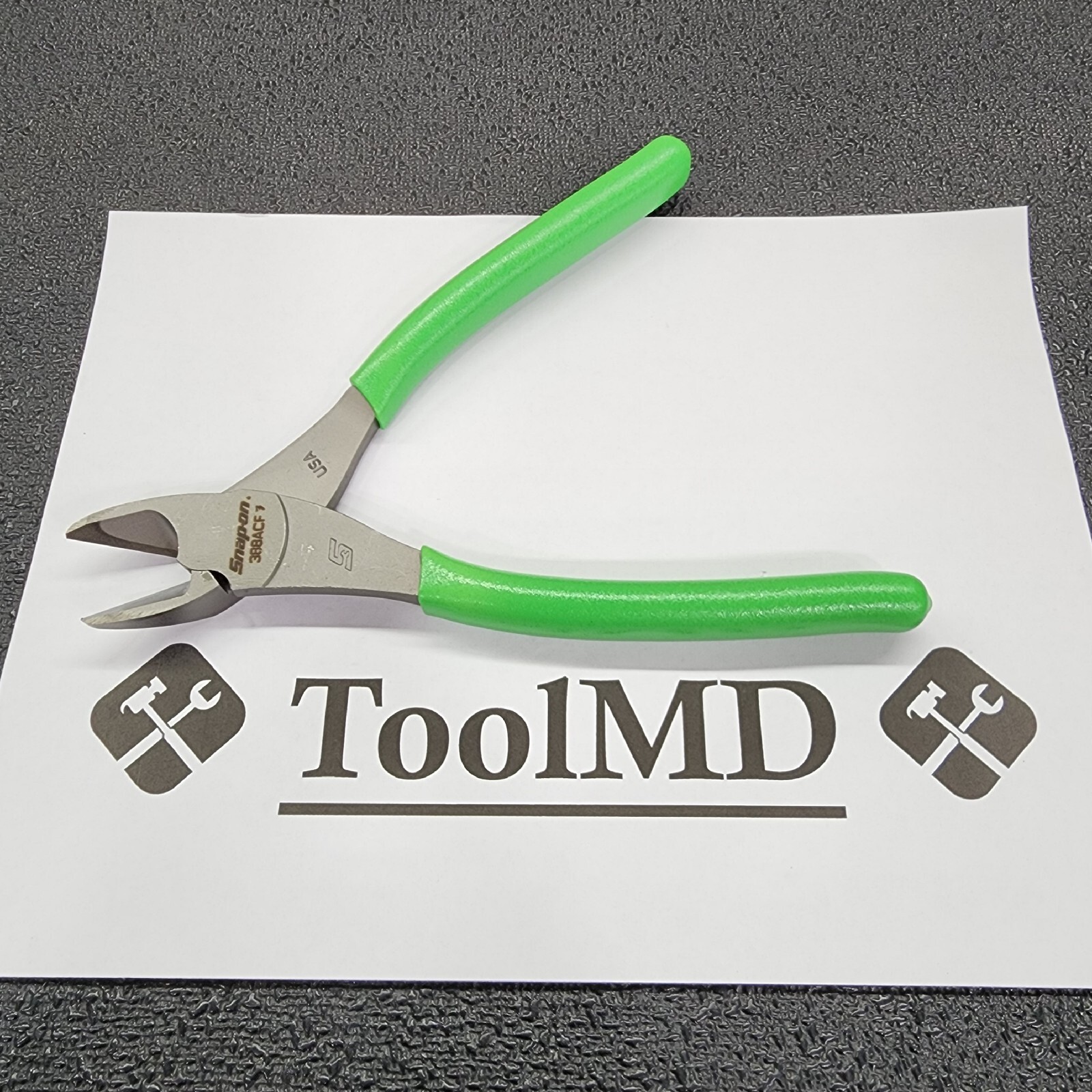 Snap-on Tools USA NEW GREEN 8″ High-Leverage Diagonal Cutter Pliers 388ACF