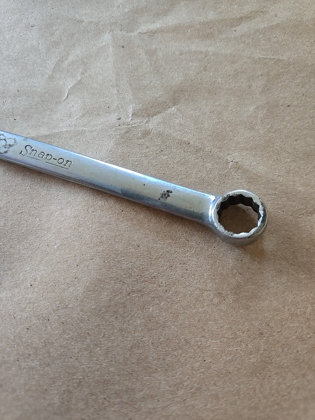 Snap On 3/8″ 12PT Short Chrome Combination Wrench OEX-120