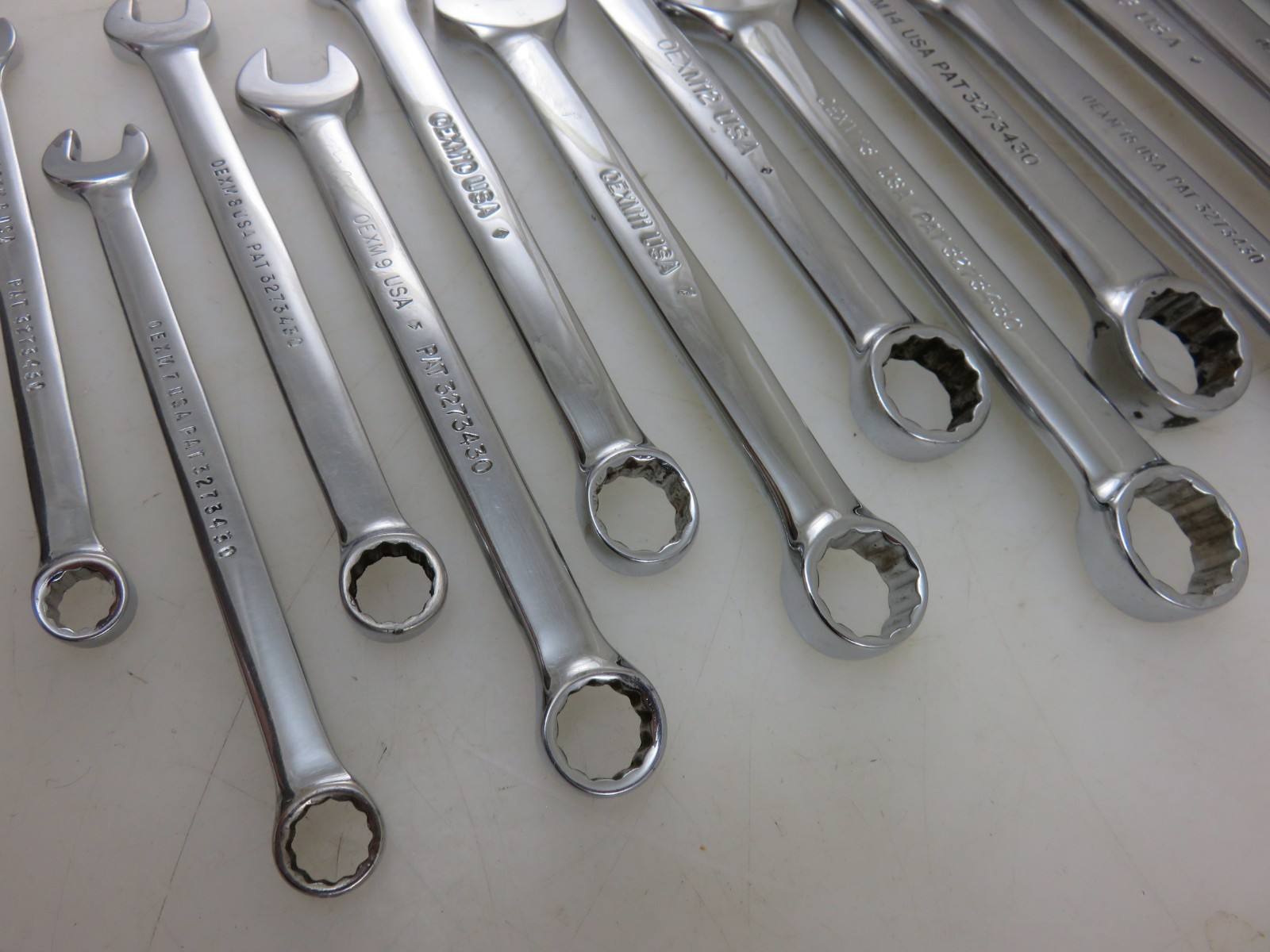 Snap-On OEXM SHORT Metric Combination Wrench 6mm-18mm 14pc Set Vintage USA