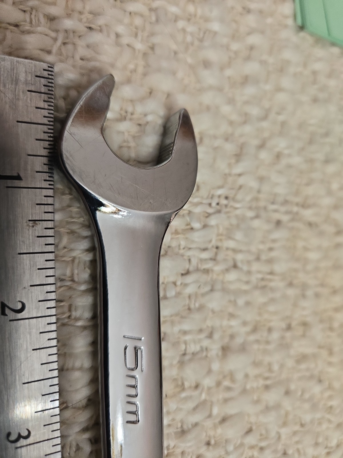 Snap-On Tools 15mm Metric Flank Drive PLUS 12pt Wrench SOEXM15 USA