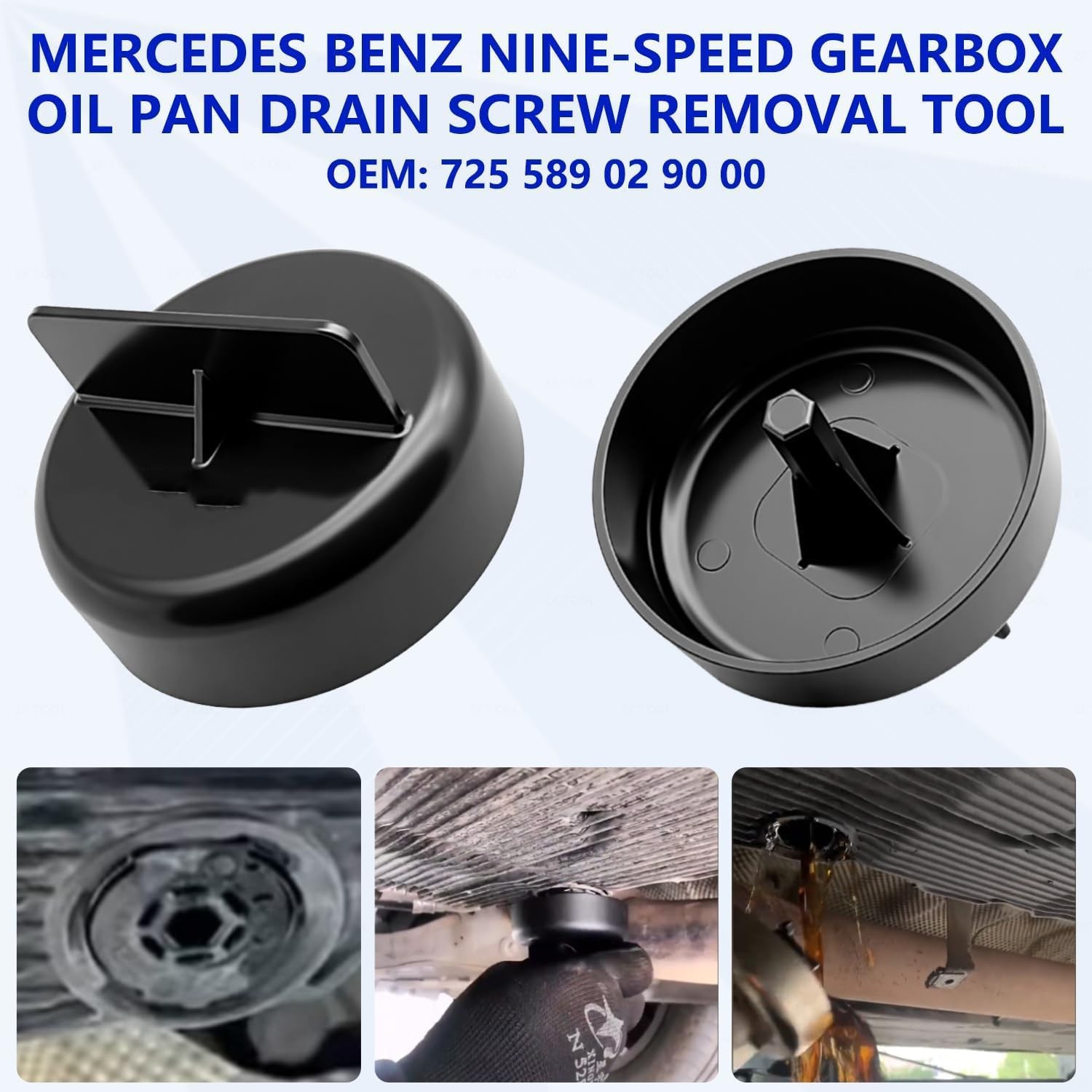 5pcs Metal Transmission Oil Fill Tool for Benz 725.0 9-Speed ATF 109 Oil Level