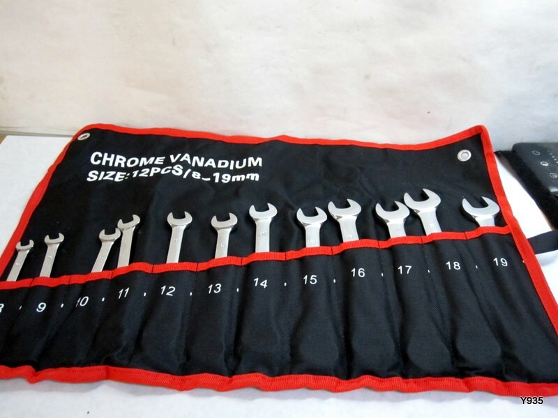 Chrome vanadium 12pc 8-19mm wrench see pictures 17mm topmaster