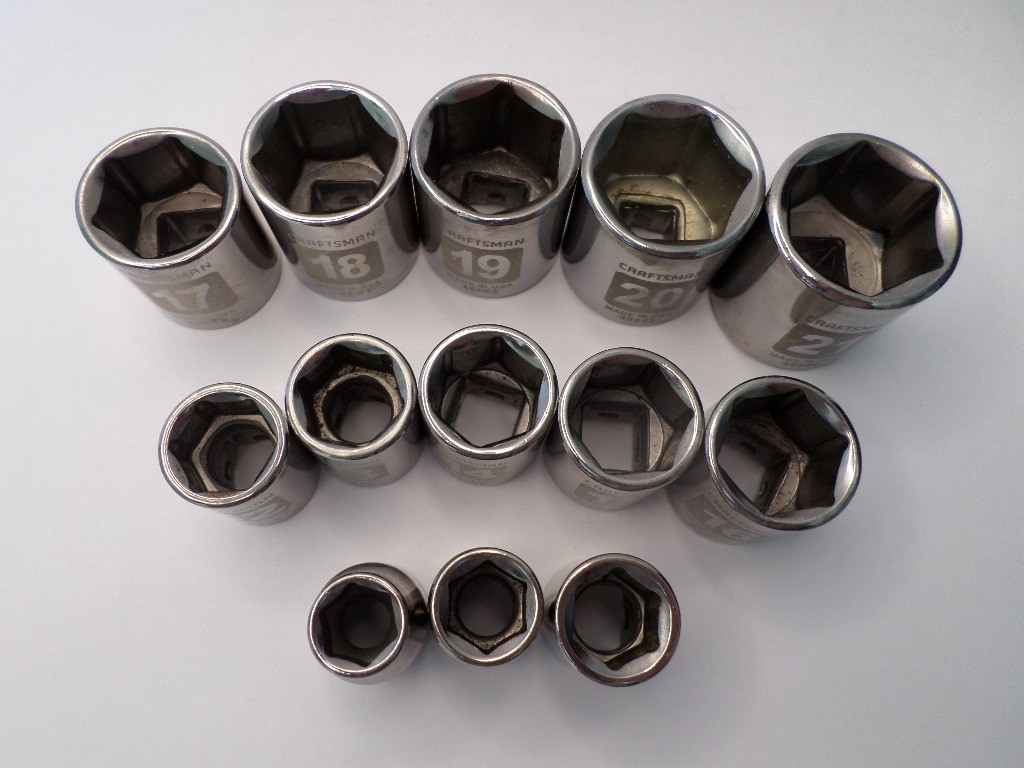 Craftsman USA METRIC 6 Point 3/8 Drive Easy Read Various Sizes
