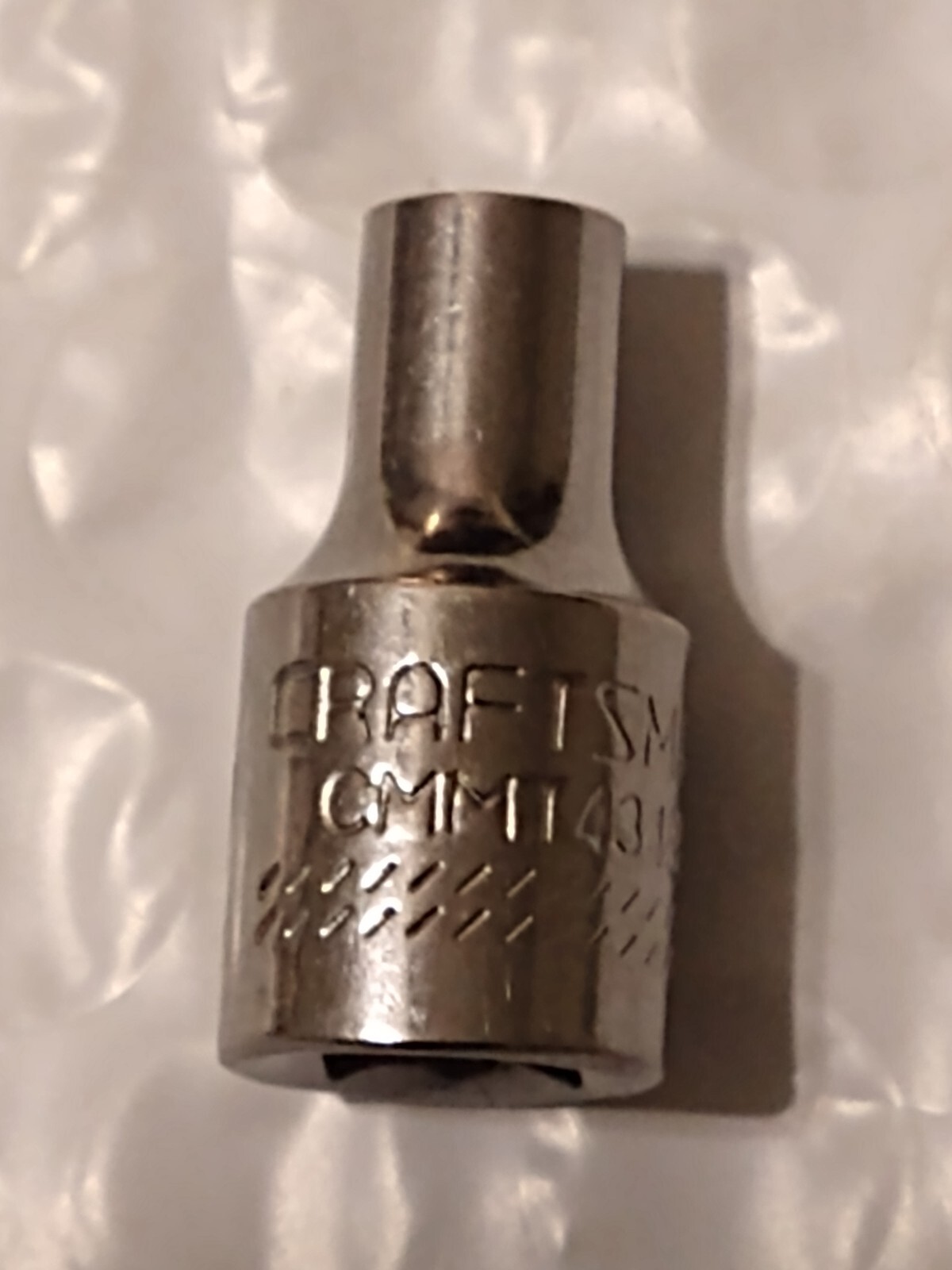 CRAFTSMAN TOOLS CMMT43481, 1/4″ DRIVE, 5/32″ SOCKET, SHALLOW, 6 POINT.