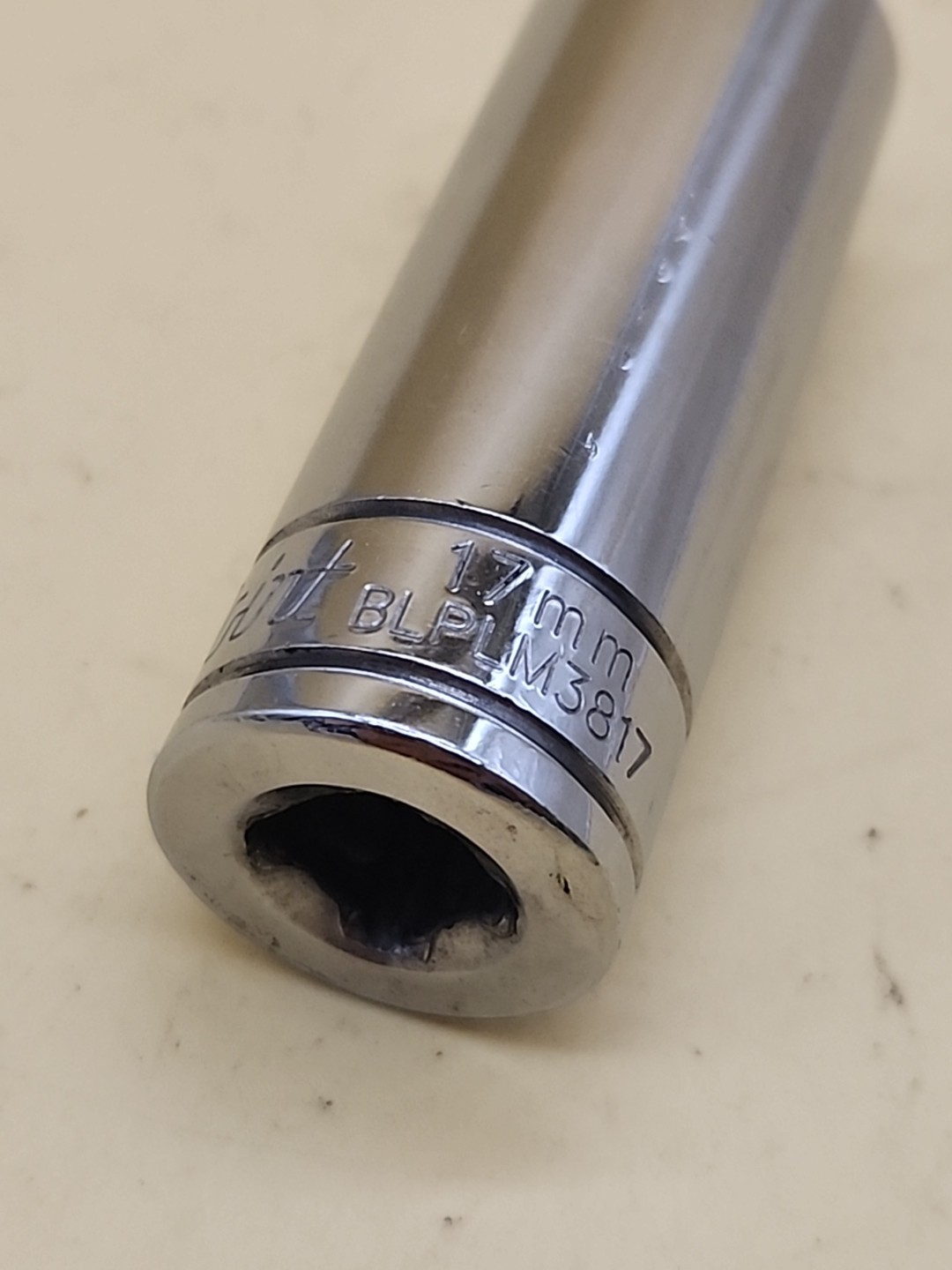 Blue Point Tools BLPLM3817 17mm Metric Deep Socket 3/8″ Dr. 12 Pt USA