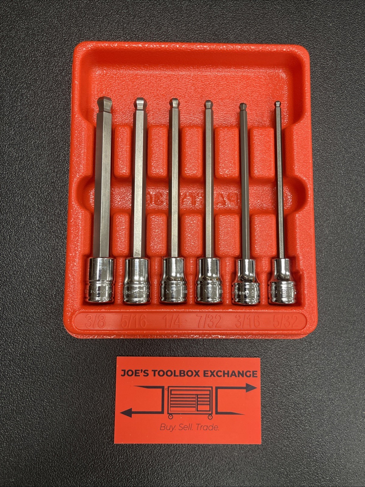 Snap-on™ 3/8″ drive SAE 206EFABL Ball End Hex Socket Driver LONG Shank