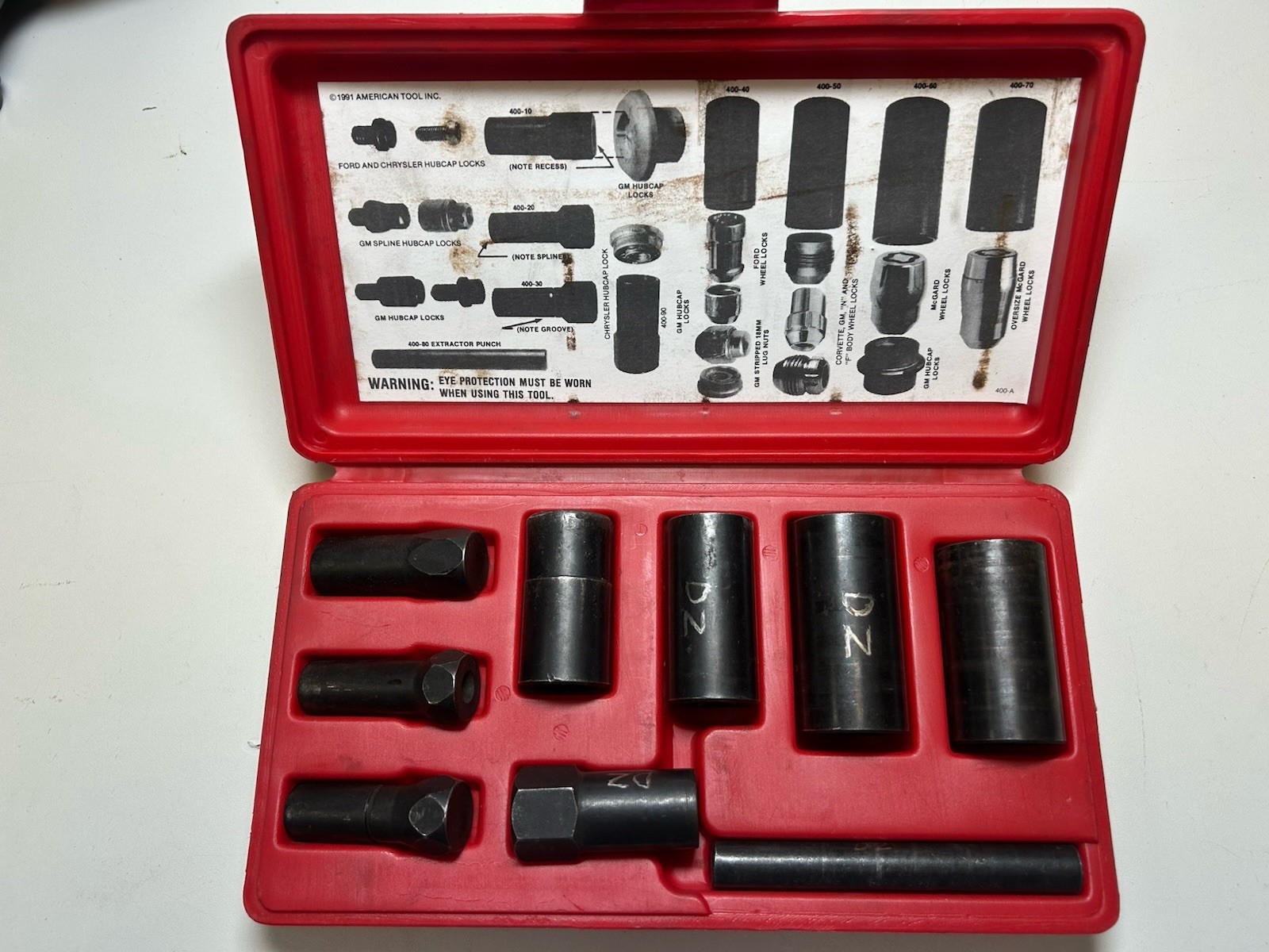 Blue Point DLX Hubcap & Wheel Lock removal Kit YA-1005c