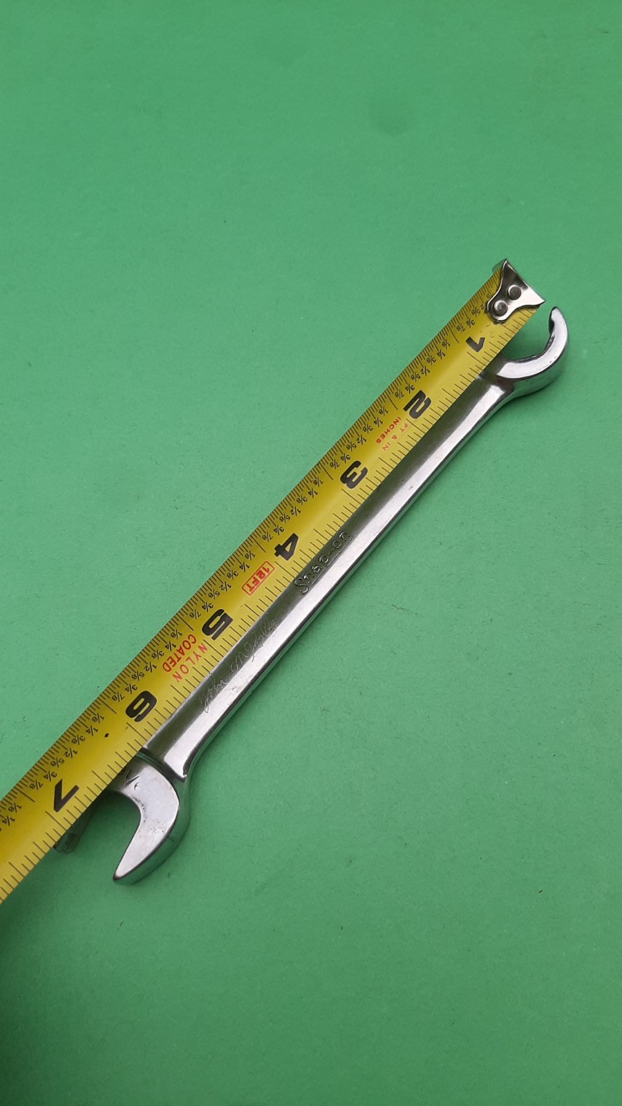 Snap-on Tools RXS18 9/16″ 6pt Point Open-End Flare Nut Wrench USA Engraved 623