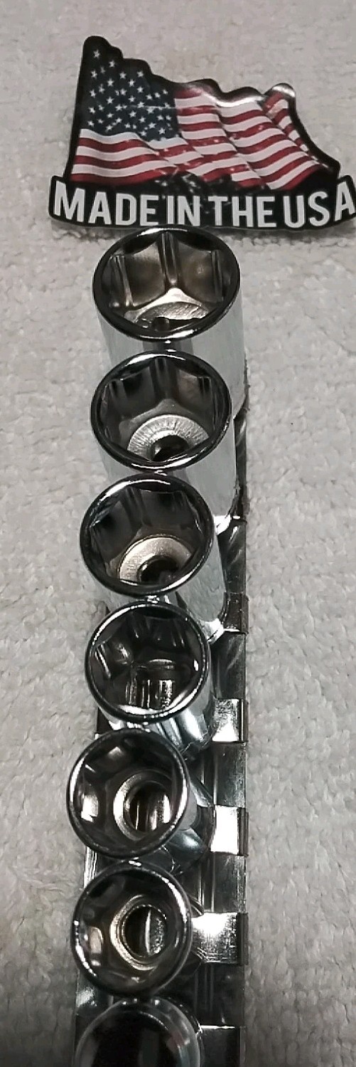 HERBRAND 12PC 1/4″ DRIVE SOCKET SET 6PT SAE USA 🇺🇸