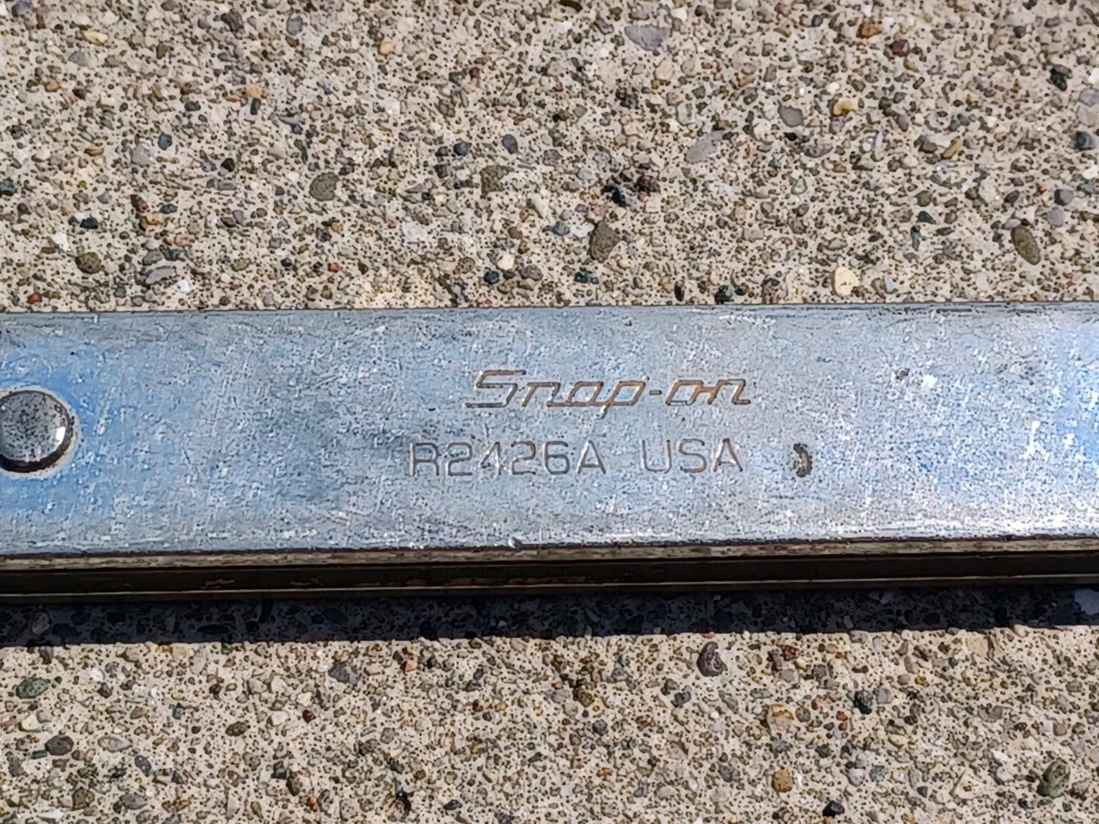 R-2426/A, 3/4″ X 13/16″ Box End Ratcheting Wrench 8.6″ Long 12 Point SNAP ON USA