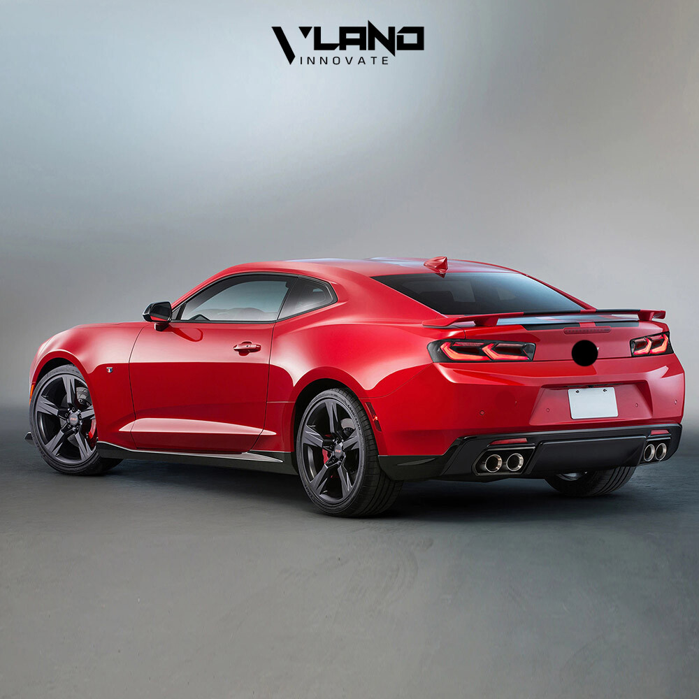 SET VLAND DRL FULL Smoked LED Tail Lights For Chevy Camaro 2016-2018 Assembly