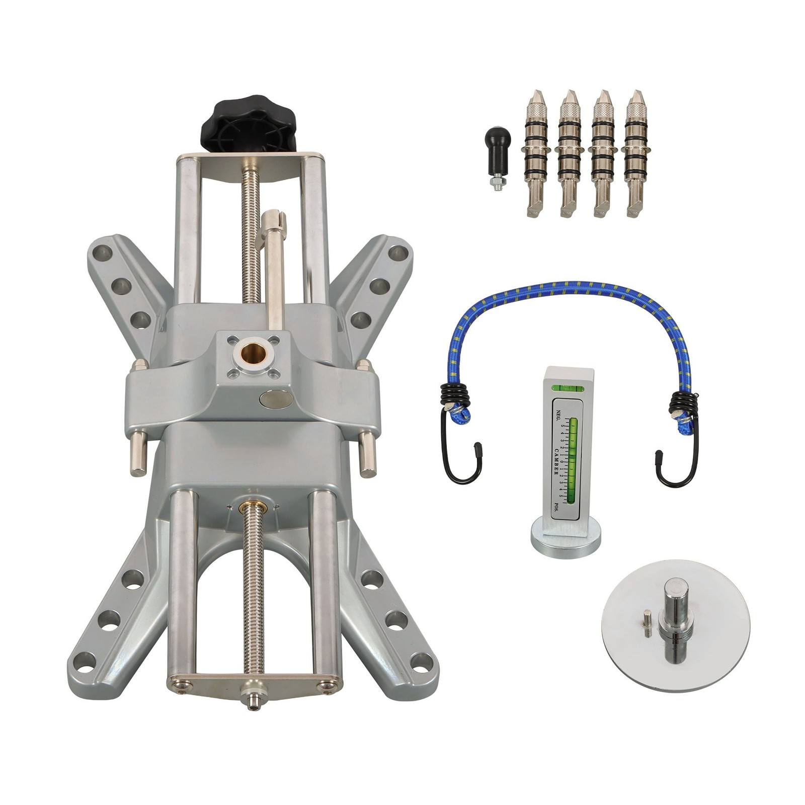 Wheel Alignment Rack Tool 3D DSP Wheel Clamp with Adapter for Magnetic Gauges
