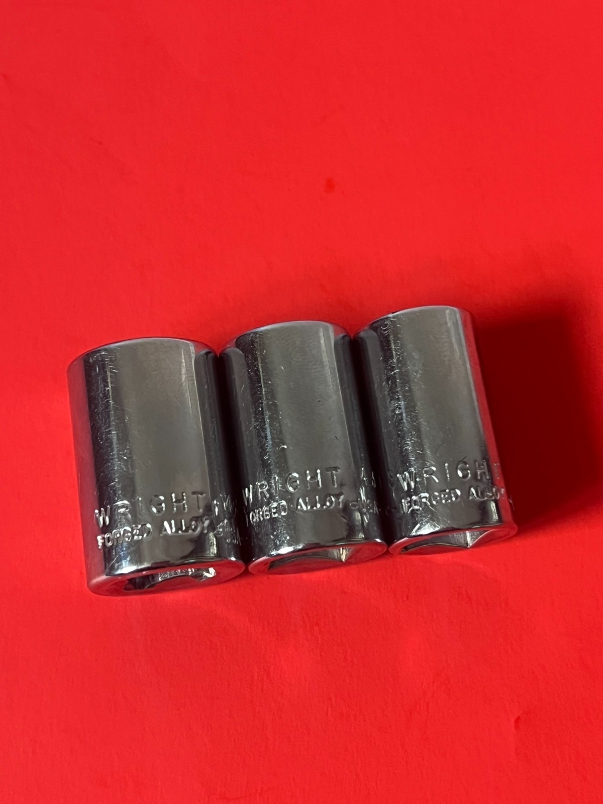 Wright Tools 1/2″ Drive 9/16-1/2-7/16 Sq Hex Sockets 4318-4316-4314