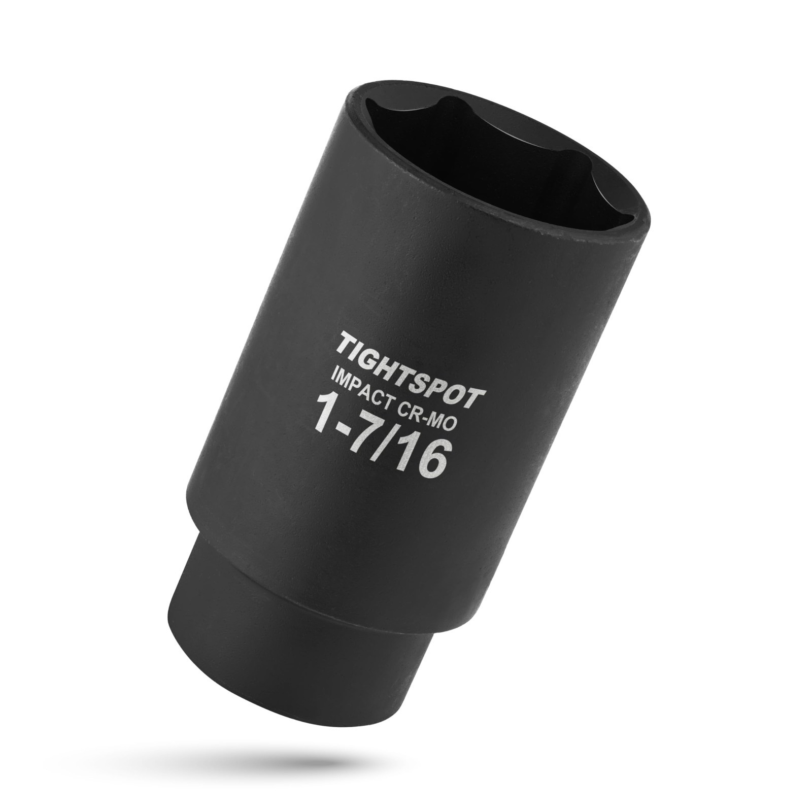 1/2″ Drive 1-7/16″ Deep Impact Socket, Anti-Rounding 6-Point, Heat-Treated CRMO