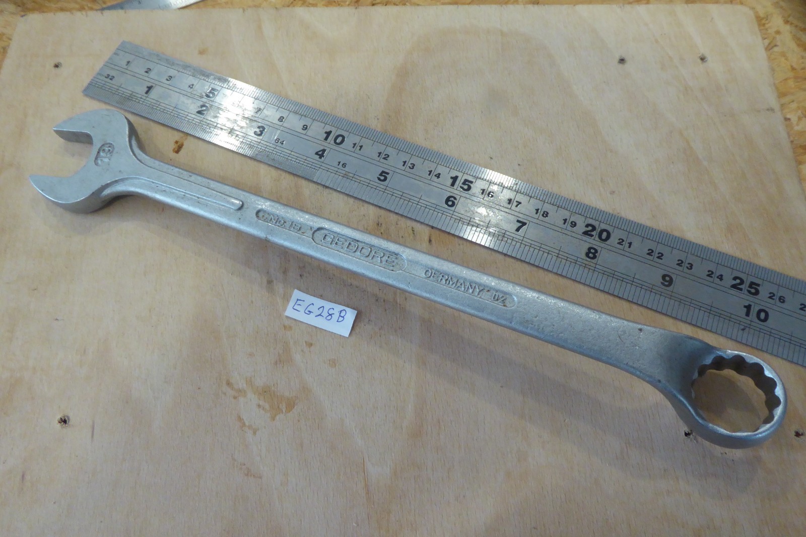 GEDORE No. 1B combination spanner 19mm made in Germany metric