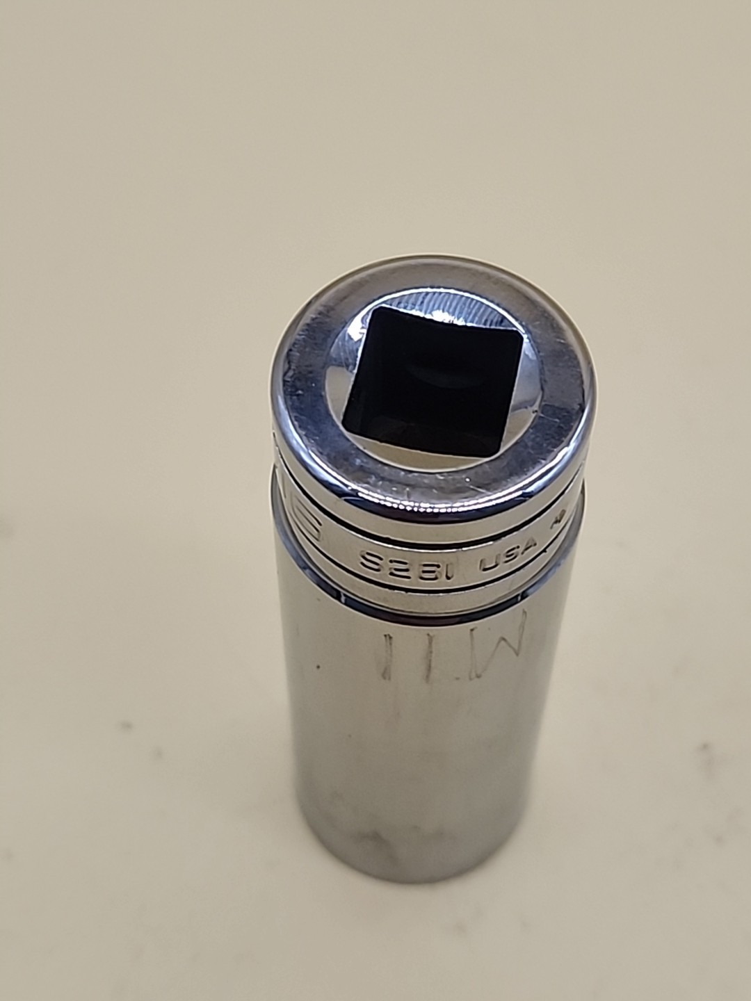 Snap-on Tools S261 – 1/2″ Drive, 13/16″ Deep 12pt SAE Chrome Socket USA