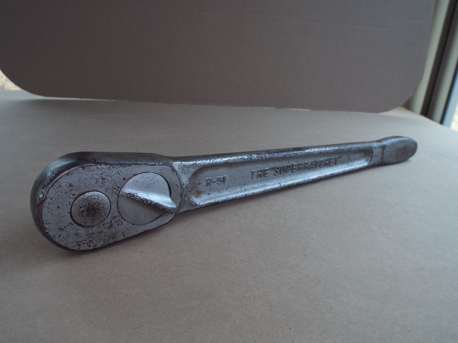 VTG J.H. Williams H-51 Superratchet 19″ Ratchet Heavy-Duty 3/4″ Dr USA – (Read)