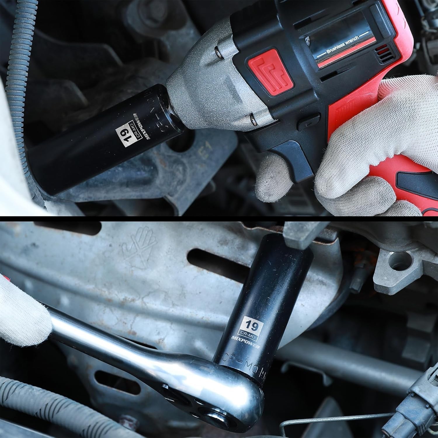 19mm 6-Point Deep Impact Socket – 1/2 Inch Drive, Impact Grade Strength