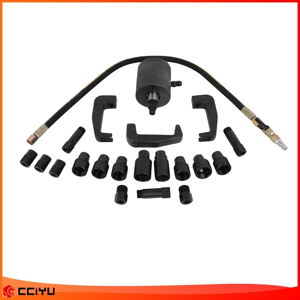 24PCS Pneumatic Puller Set Extractor Tool Kit fit for Diesel Injectors Removal