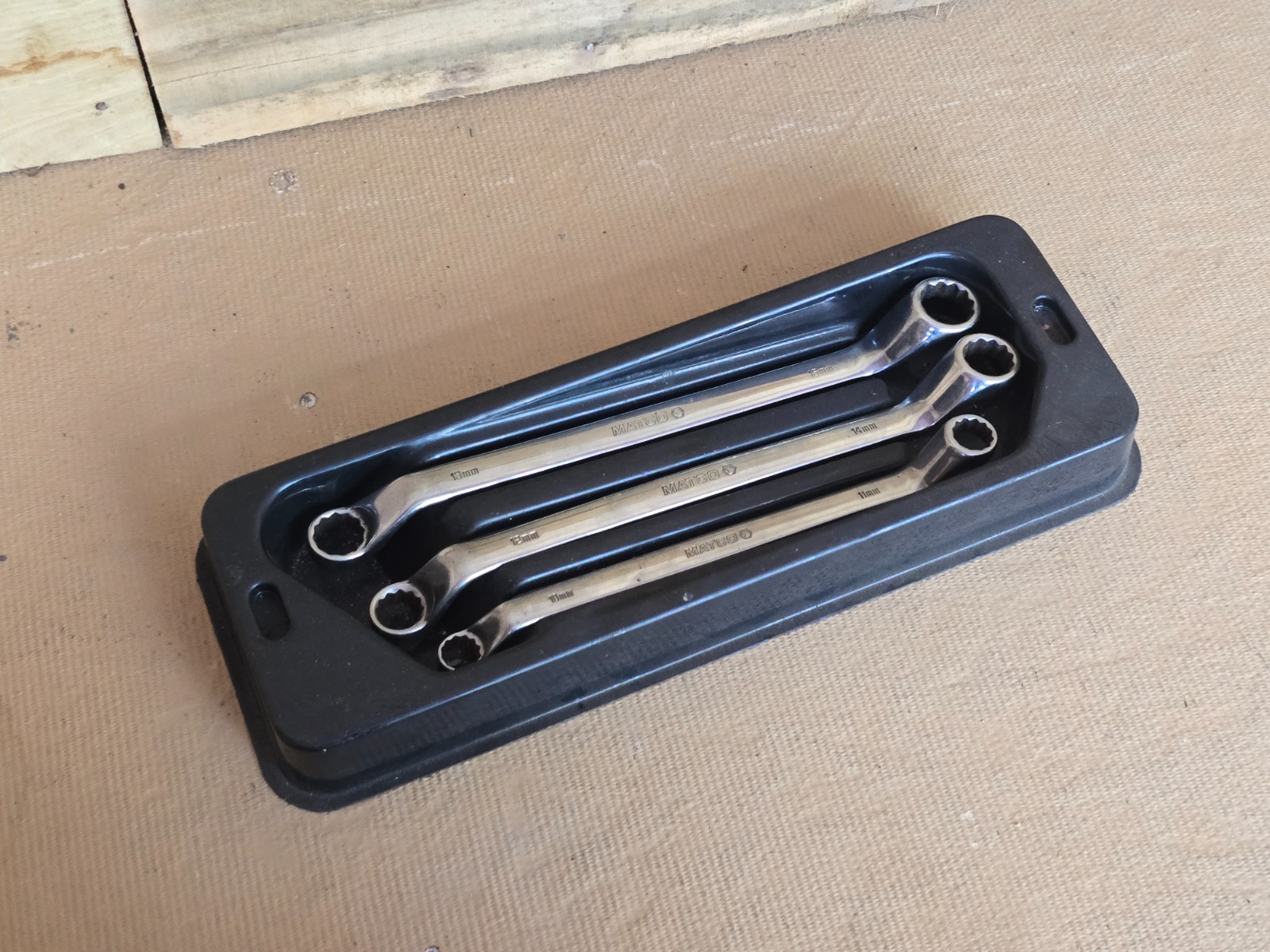 Matco RBDL 11-15 mm 3 Piece 12 Point Metric Deep Off-Set Box-End Wrenches USA