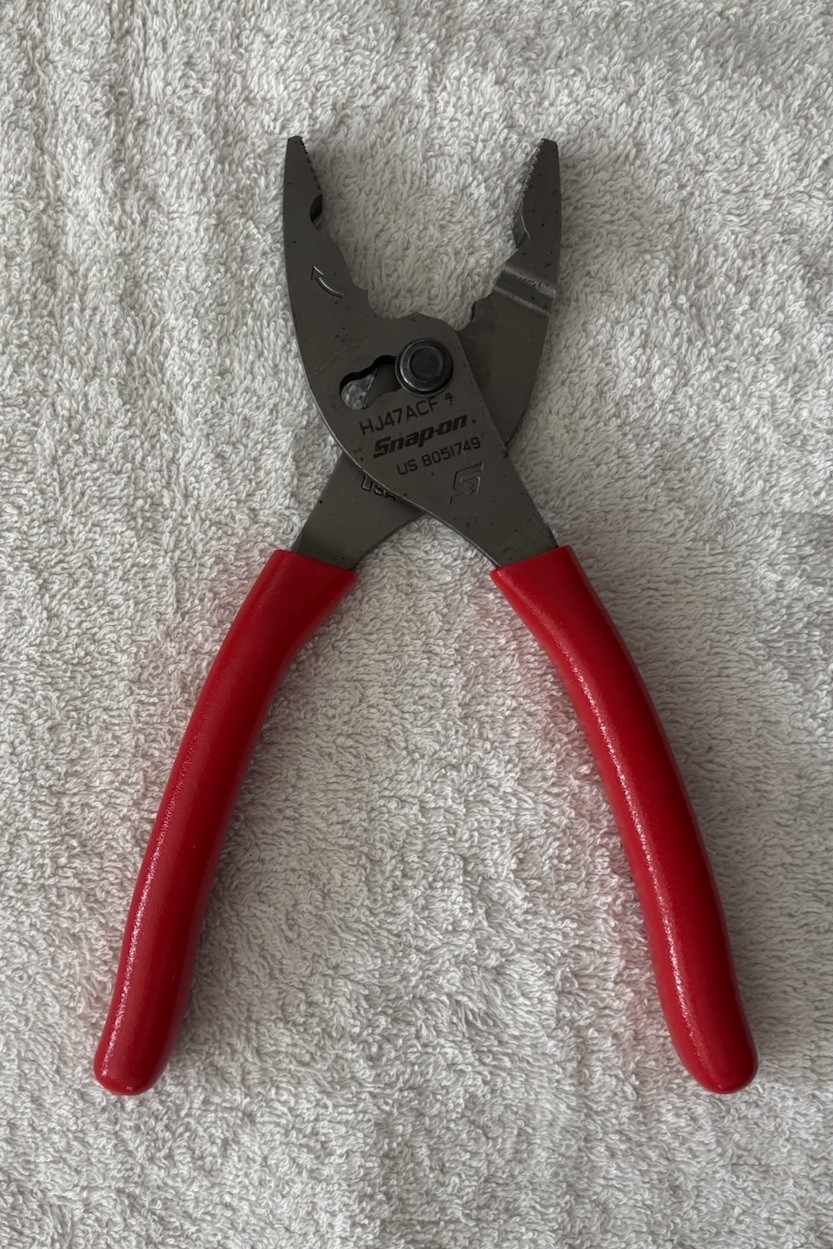 Snap On 8” Talon Grip Flank Jaw Slip Joint Pliers