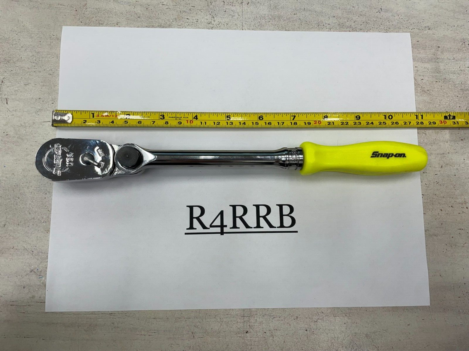 Snap-on Tools HI-VIZ 3/8″ Drive Hard Grip Multi-Position Ratchet FHD80MPHV